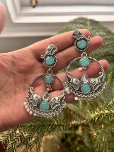 Boho Elephant Jhumka Earrings