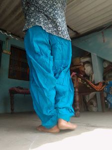 Comfortable Blue Patiala Salwar Pants