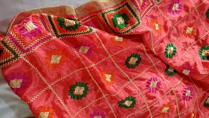lahenga choli set green new