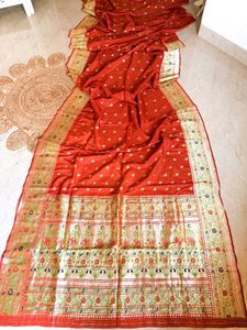 Pure Silk Paithani Banarasi