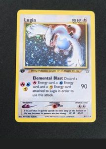 Vintage Lugia Pokemon Card