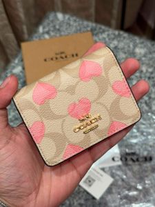 Coach Heart Print Wallet