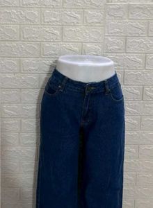 Wide Leg Denim Jeans