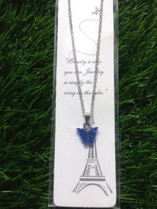 Butterfly Necklace 💙 (Blue) || Trending Pendents
