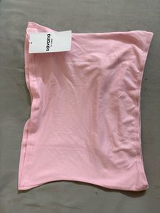 Strapless Baby Pink Tube Top