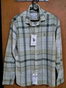 BRAND NEW U.S. POLO ASSN. Cotton Checked shirt