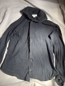 Men's Charcoal Button-Up Shirt