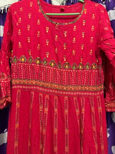 Beautiful Red Ethnic Gown
