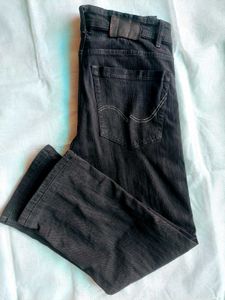 JACK &amp; JONES Men's Black Denim Jeans