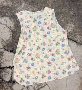 Vintage Cream Coloured Vest