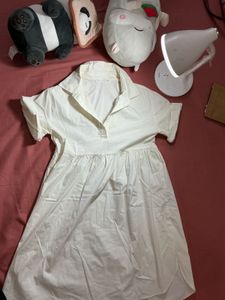 Classic White Shirt Dress