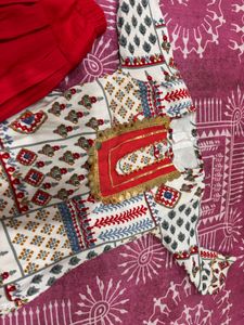 Designer Kurta Set with Dhoti Pants