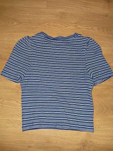 Blue &amp; White Striped T-Shirt