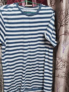 Blue & White Striped T-Shirt