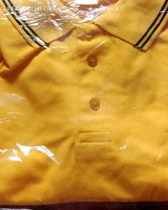 44" -xxl (2) Men's Yellow/ Blue Polo T-Shirt