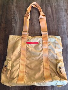 Prada-Beige Tote Bag