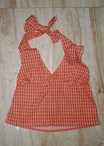 Chic Striped Halter Top