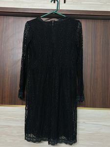Elegant Black Lace Dress