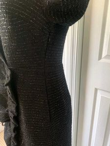 Final Sales 🔥 Turkey Zara Sparkly Black Wrap Dres