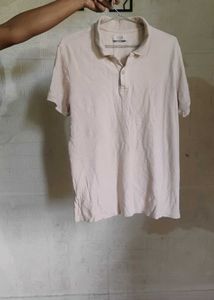 Men's Light Pink Polo T-Shirt