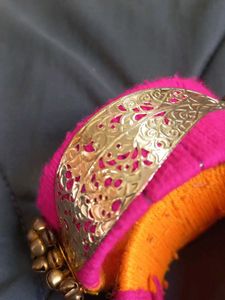 Bohemian Leaf &amp; hand made bangle