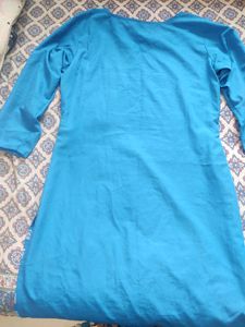 Blue Colour Kurta L Size