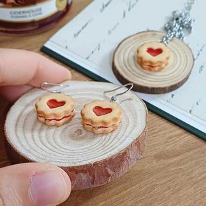 Jam Heart Cookie Earrings &amp; Necklace
