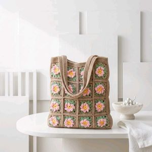 Handmade Crochet Tote Bag