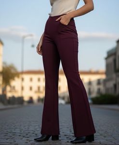 Maroon  Trousers