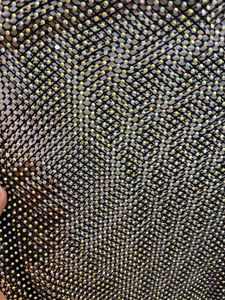 Sparkling Rhinestone Mesh Pants