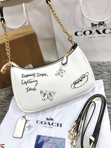 COACH* *TERI SKETCH PRINT SHOULDER BAG* WD BOX