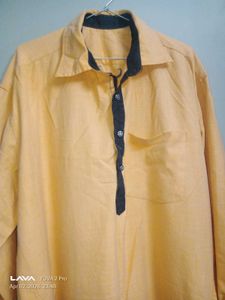 Men's Peach Kurta