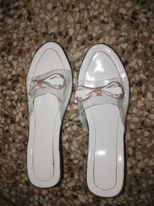 Sparkly Bow Sandals