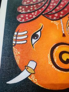 Lord Ganesha Acrylic Painting