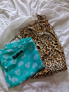 Drawstring Shorts & Scarf Set