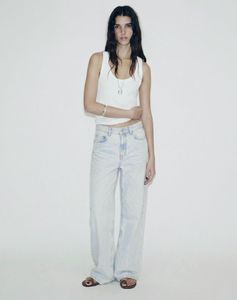 Zara Straight Fit Light Blue Jeans