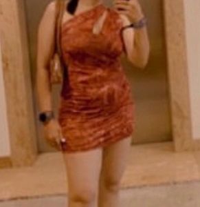Patterned Mini Dress