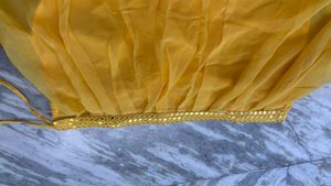 Yellow Embellished Lehenga Set