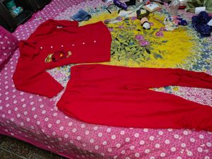 Red Pajama Set