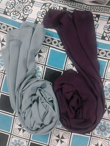 Pack of 2 hijab - Grey & Purple