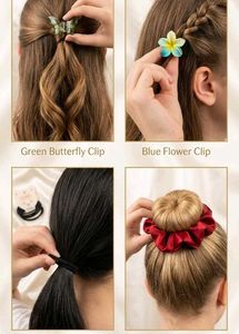 Assorted Hair Accessories Set  (11 pieces combo)