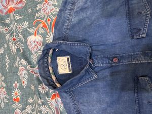 Men's Blue Denim Shirt