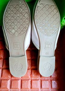 Sparkly lavender Mules
