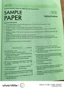 Arihant CBSE Political Science Class 12 Question