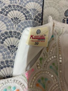 White top and pant set