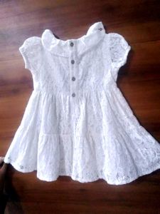 Cute White Lace Baby Dress