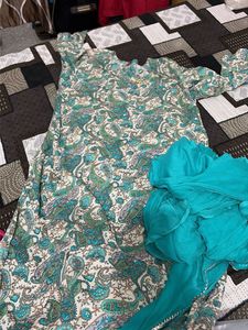 Beautiful Paisley Print Kurta Set