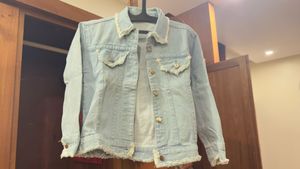 Denim Jacket &amp; Floral Dress Set