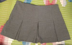 Pleated Grey Skirt