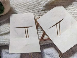 2 Set Of Geometric Hair Clips
